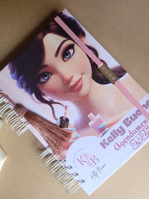 Agenda personalizada profissional da beleza
