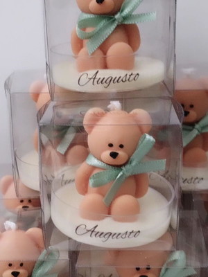 Vela mini ursinhos festa urso