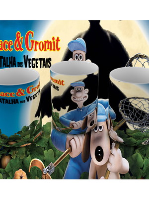 Caneca wallace & gromit: a batalha dos vegetais (2005)