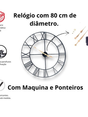 Relógio de parede relógio grande decoração