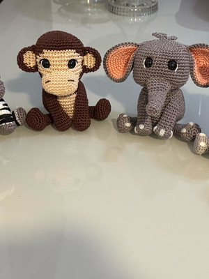 Coleção safari amigurumi