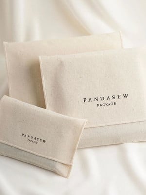 Embalagem de algodão personalizadas formato envelope