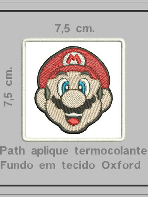 Patch bordado smbros - 7,5 cm