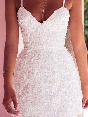 Vestido curto para civil