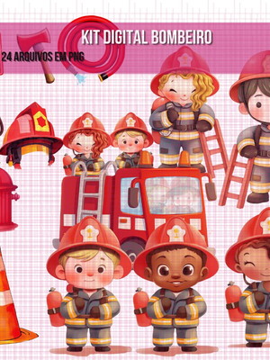 Kit digital bombeiros exclusivo