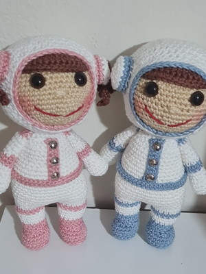 Astronauta amigurumi