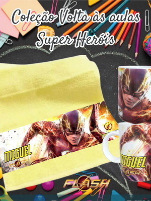 Kit toalhinha com garrafa personalizada