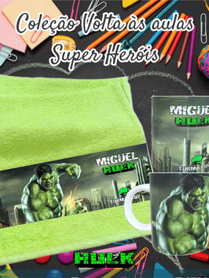 Kit toalhinha com garrafa personalizada