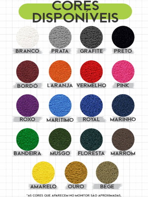 Capacho personalizado - 100 cm x 80cm