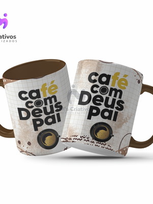 Caneca personalizada café com deus pai