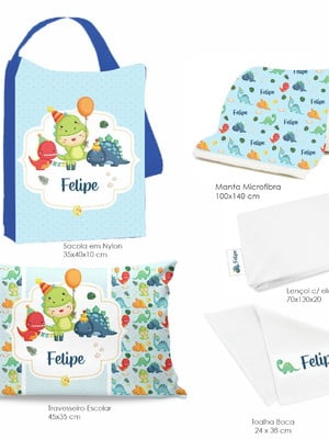 Kit soninho escolar dino cute