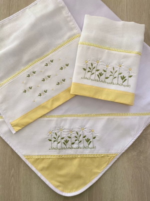 Kit fraldas e cuero jardim (03 peças)