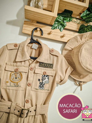 Macacão safari
