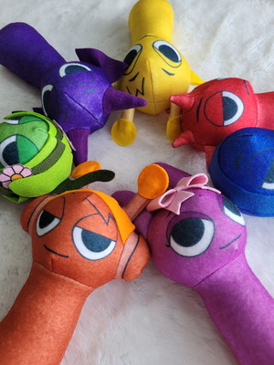 Boneco pelúcia de tecido sprunki unidade