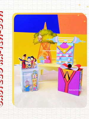 Papelaria personalizada castelo rá-tim-bum (20 peças)