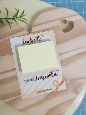 60 post it personalizado lembretes