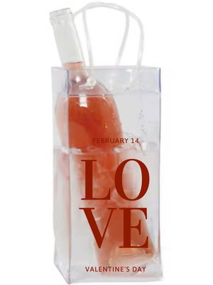 Sacola de pvc e botão personalizadas com seu logo 25x15 cm