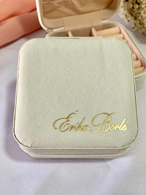 Mini porta-joias com nome personalizado atacado 50 unidades