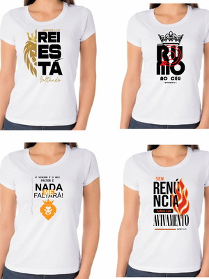 Kit 10 camisetas personalizadas cristã evangélicas