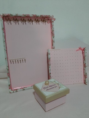 Kit porta-joias mdf personalizado
