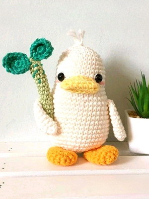 Receita amigurumi patinho de crochê passo a passo