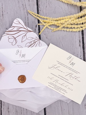 Convite envelope elegante