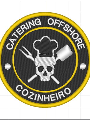 Patches bordados personalizados - distintivos profissionais
