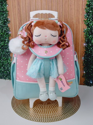 Mochila escolar candy metoo (com boneca)