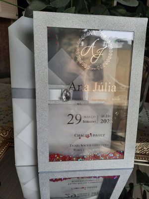 Convite de 15 anos luxo