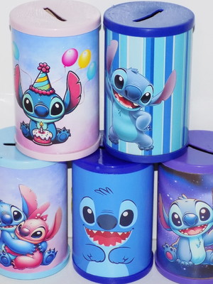 100 cofrinho personalizado stitch