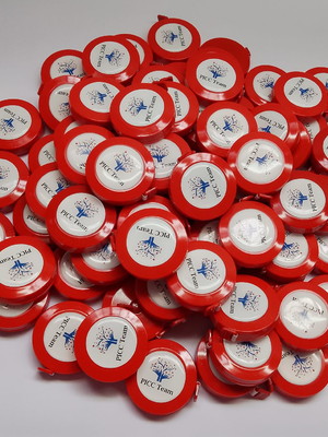 Fita métrica plástica personalizada 50 unidades na promoção