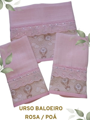 Kit fraldas personalizadas - urso baloeiro