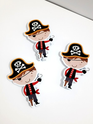 Apliques pirata 7 cm