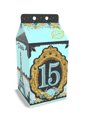 Caixinha milk tema 15 anos