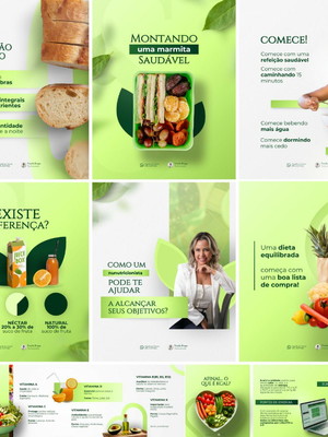 Pack canva nutricionista - 120 templates