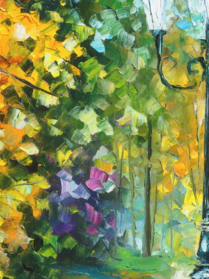 Quadro clássico de leonid afremov - os segredos da minha men