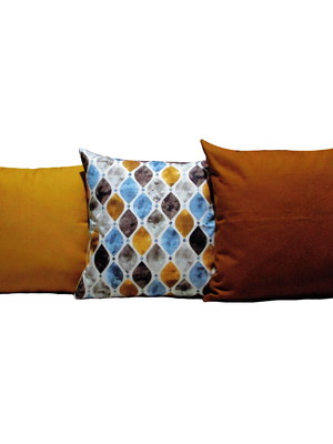 Capas de almofadas 40 x 40 estampadas conjunto 3 peças