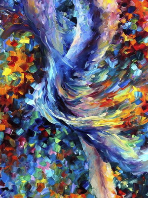 Quadro clássico de leonid afremov - pulo.