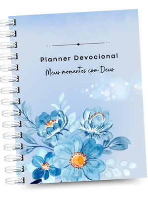 Caderno planner devocional estudo bíblico versículos fé