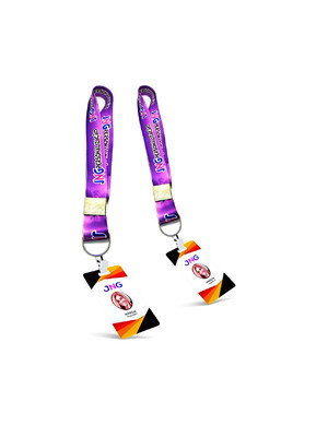 Cordão personalizado com crachá personalizado 45 unidades