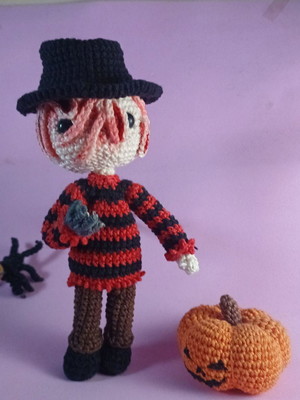 Amigurumi freddy krueger