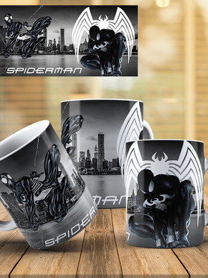Caneca cerâmica aranhaverso mod 01