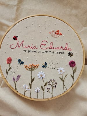 Porta maternidade - bastidor 20 cm
