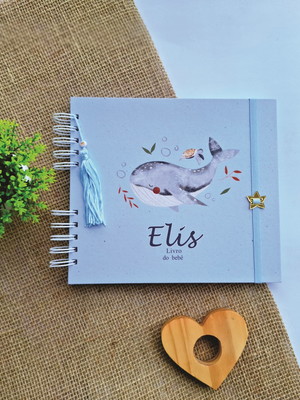 Livro do bebê minha baleia