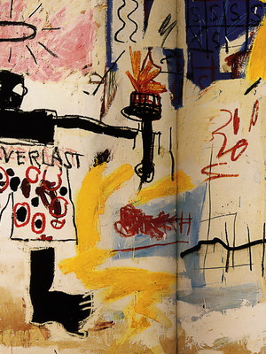 Quadro clássico de jean michel basquiat - por cabeça.