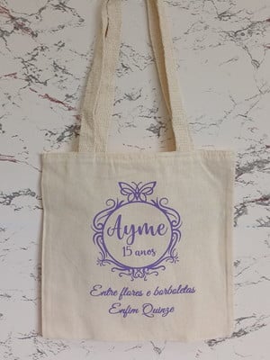 Sacola eco 30x30 personalizada silk screen