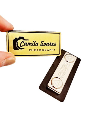 10 crachá/botton imã personalizado boton magnético com logo
