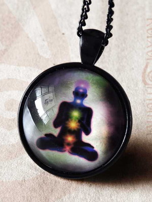 Cordão colar hippie artesanal boho chakras ioga ccco012-2