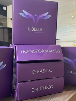 Embalagem caixa personalizada formato: p