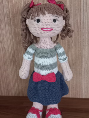 Boneca amigurumi 50cm